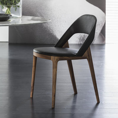Silla de madera nórdica moderna para diseño de muebles Restaurante Comedor tapizado