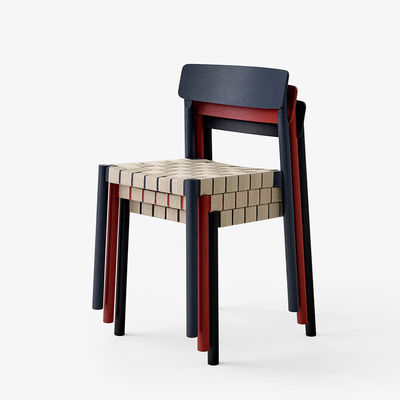 Silla de comedor moderno y apilable para mobiliario de ocio y comedor
