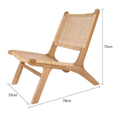 Silla de jardín de diseño moderno de diseño moderno sintético Wicker Pe silla de jardín para el exterior