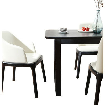 Lugo gris nórdico de lujo silla de comedor tapizada de tela completa estilo moderno de lujo para el mobiliario del comedor