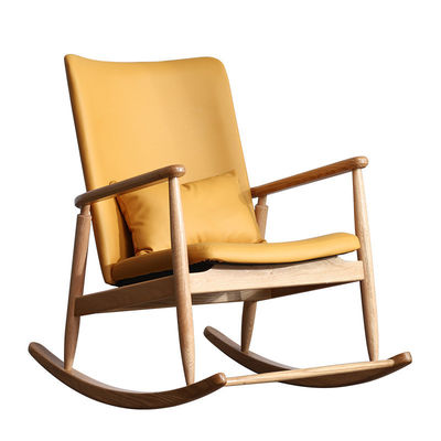 Estilo de diseño de transición silla de oficina de madera sólida con cojín suave y competitivo