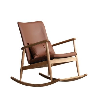 Estilo de diseño de transición silla de oficina de madera sólida con cojín suave y competitivo