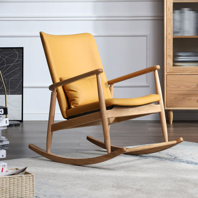 Estilo de diseño de transición silla de oficina de madera sólida con cojín suave y competitivo