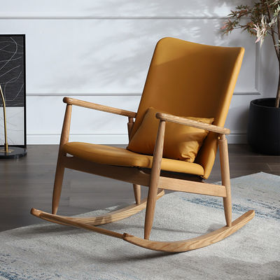 Estilo de diseño de transición silla de oficina de madera sólida con cojín suave y competitivo