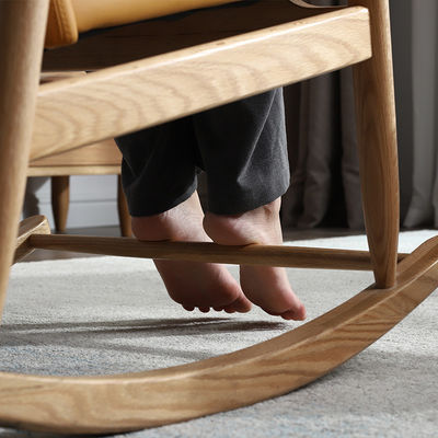 Estilo de diseño de transición silla de oficina de madera sólida con cojín suave y competitivo