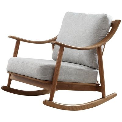 Embalaje de correo Muebles de madera Sofá mecedor silla para el hogar y la oficina en el norte de Europa estilo de diseño