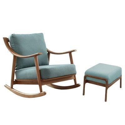 Embalaje de correo Muebles de madera Sofá mecedor silla para el hogar y la oficina en el norte de Europa estilo de diseño