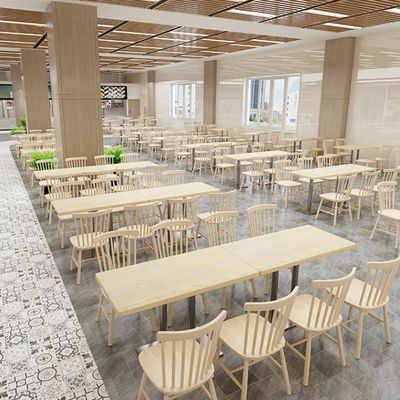Embalaje de correo Mesa de comedor silla combinación para snack bar en restaurante de comida rápida puesto