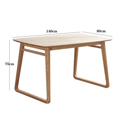Casa Muebles de madera de mesa de comedor rectangular garantizado para la decoración del comedor