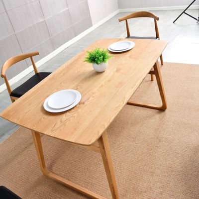 Casa Muebles de madera de mesa de comedor rectangular garantizado para la decoración del comedor