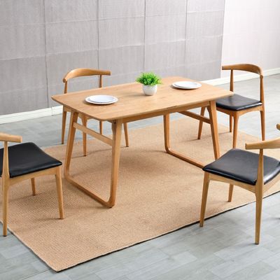 Casa Muebles de madera de mesa de comedor rectangular garantizado para la decoración del comedor