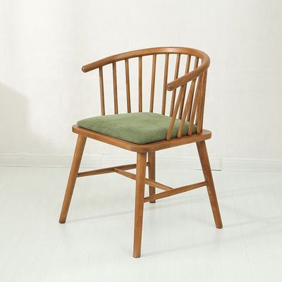 Muebles de comedor de diseño moderno respaldo de brazos apoyabrazos silla de comedor de madera en diseño elegante