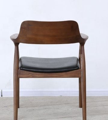 Muebles de comedor respaldo de brazos silla de comedor de madera para lujo estilo moderno