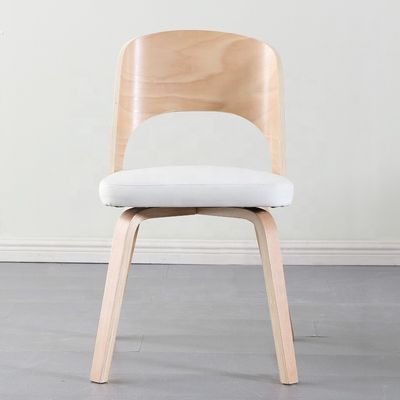 Diseño clásico Restaurante moderno Silla de comedor de cuero PU para sala de estar dentro de muebles de comedor
