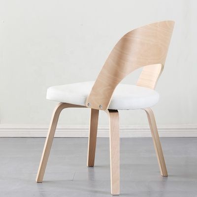 Diseño clásico Restaurante moderno Silla de comedor de cuero PU para sala de estar dentro de muebles de comedor
