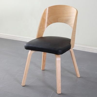 Diseño clásico Restaurante moderno Silla de comedor de cuero PU para sala de estar dentro de muebles de comedor