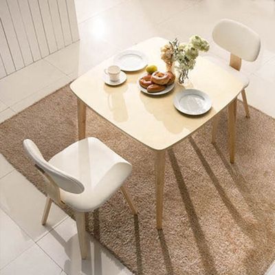 Silla de comedor de madera de roble de tejido tapizado de cuero de PU con ventaja opcional de mobiliario de comedor