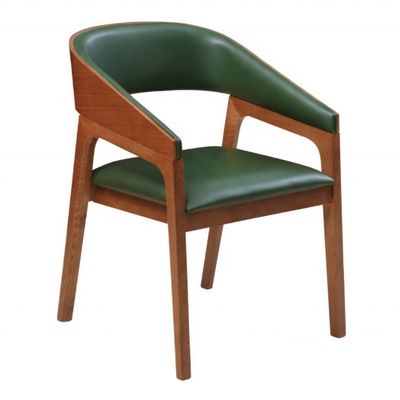 Muebles de comedor modernos Madera de roble y ceniza Silla de brazo tapizada para hotel y restaurante