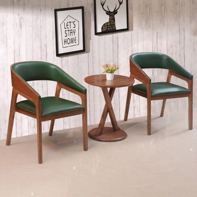 Muebles de comedor modernos Madera de roble y ceniza Silla de brazo tapizada para hotel y restaurante