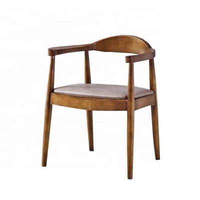 Silla de comedor de madera maciza con reposabrazos Kennedy Presidente silla para mejor venta muebles de comedor
