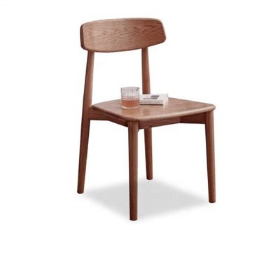 Silla de comedor de madera sólida para restaurantes y cafeterías de madera sólida para N.W. Durable 3.45kg a granel
