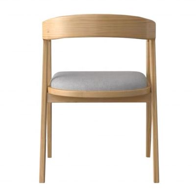 Dos años de garantía silla de comedor de madera con reposabrazos para el comedor antiguo asiento de madera sólida