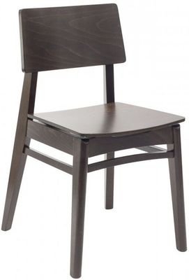 Casa Muebles estilo nórdico silla de comedor de madera maciza para apartamentos pequeños diseño duradero