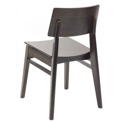 Casa Muebles estilo nórdico silla de comedor de madera maciza para apartamentos pequeños diseño duradero