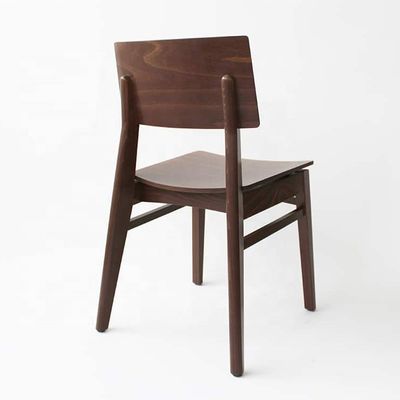 Casa Muebles estilo nórdico silla de comedor de madera maciza para apartamentos pequeños diseño duradero