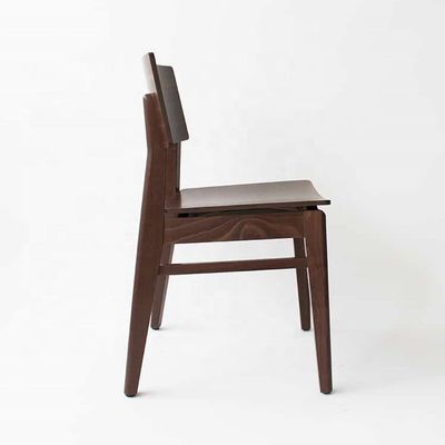 Casa Muebles estilo nórdico silla de comedor de madera maciza para apartamentos pequeños diseño duradero