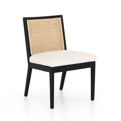 Mejor estilo francés de espalda de ratán de madera de roble sólido silla de comedor antigua estilo de diseño moderno para el estilo específico