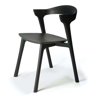 Confortable y elegante silla de ocio de madera nórdica para el Hotel Garden Coffee Shop 53cm*50cm*76cm
