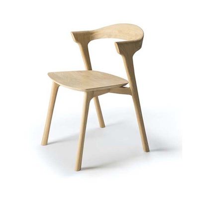 Confortable y elegante silla de ocio de madera nórdica para el Hotel Garden Coffee Shop 53cm*50cm*76cm