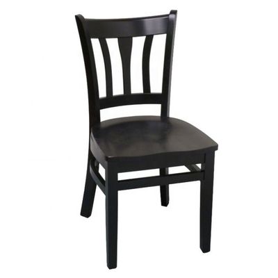 Muebles para el hogar de madera maciza escalera comercial espalda silla de comedor para restaurante