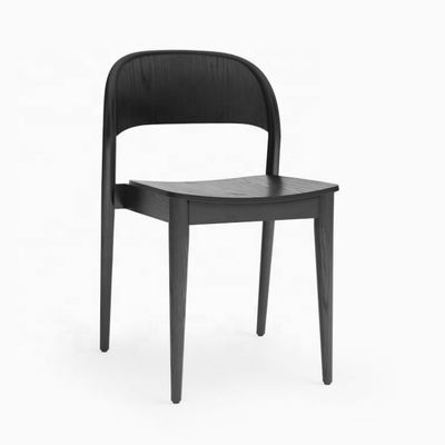 Silla de comedor de madera apilable a un precio asequible para el comercio en estilo de diseño contemporáneo
