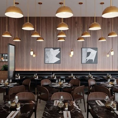 Silla de comedor de madera apilable a un precio asequible para el comercio en estilo de diseño contemporáneo