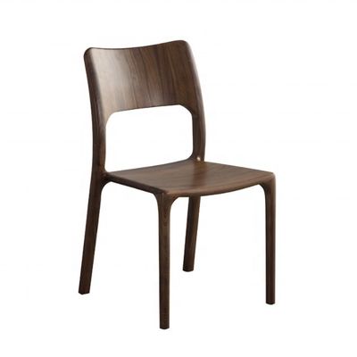 Alturas ajustables Diseño de lujo Asiento de material de madera Comedor simple y conciso Asiento de comedor de madera sólida para asientos cómodos