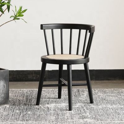 Sala de estar Ocio Restaurante medieval silla de comedor con diseño de madera retro y límite de peso de 120 kg