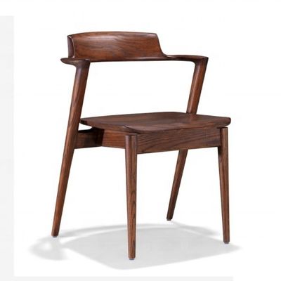 Silla de comedor específica sillas de madera sólida de nuez para restaurante de Tianjin Lulu Muebles de comedor