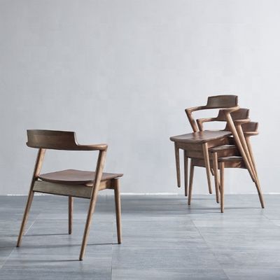 Silla de comedor específica sillas de madera sólida de nuez para restaurante de Tianjin Lulu Muebles de comedor