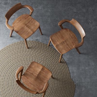 Silla de comedor específica sillas de madera sólida de nuez para restaurante de Tianjin Lulu Muebles de comedor