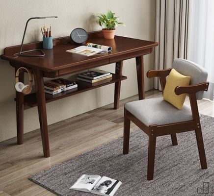 Sillones de embalaje de correo sillas de comedor de madera maciza con cojín tapizado y diseño antiguo