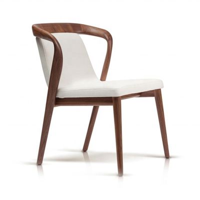Apartamento silla de comedor de madera sólida nórdica silla de negociación simple moderna silla de ocio estilo sillón silla de ocio