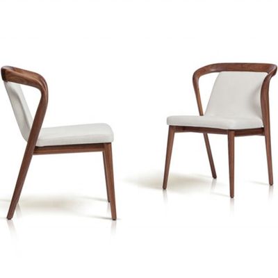 Apartamento silla de comedor de madera sólida nórdica silla de negociación simple moderna silla de ocio estilo sillón silla de ocio