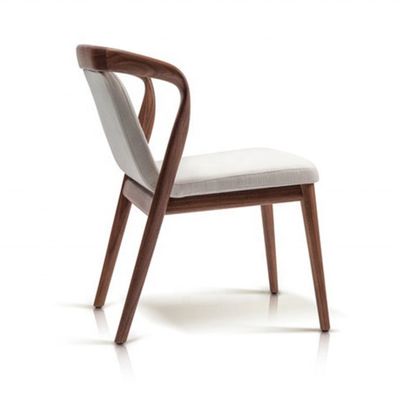 Apartamento silla de comedor de madera sólida nórdica silla de negociación simple moderna silla de ocio estilo sillón silla de ocio