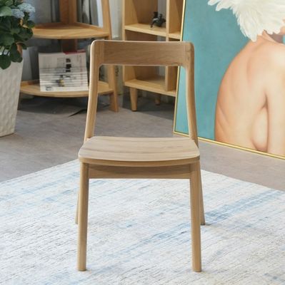 Silla de comedor de madera maciza W45*D48*H80CM para muebles para el hogar en restaurantes y hoteles