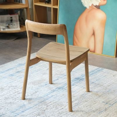 Silla de comedor de madera maciza W45*D48*H80CM para muebles para el hogar en restaurantes y hoteles
