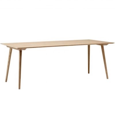 Casa Muebles Mesa de comedor rectangular de madera maciza para restaurantes modernos