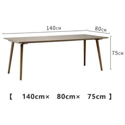 Casa Muebles Mesa de comedor rectangular de madera maciza para restaurantes modernos