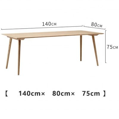 Casa Muebles Mesa de comedor rectangular de madera maciza para restaurantes modernos